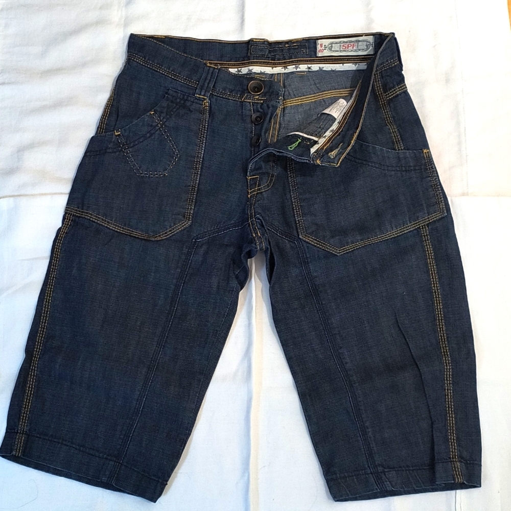 Vintage 70'-80's SPF Bermuda jeans Size EU 40/US 8